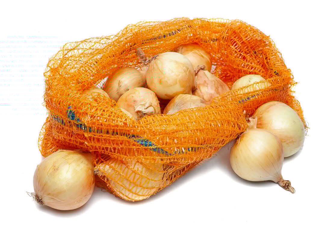 Netlon zak / uiennet met koord Netlon zak / uiennet met koord