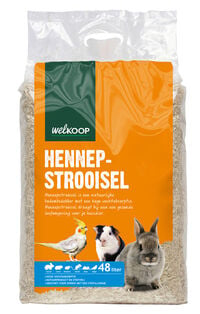 Welkoop Hennepstrooisel - Bodembedekker - 48 Liter