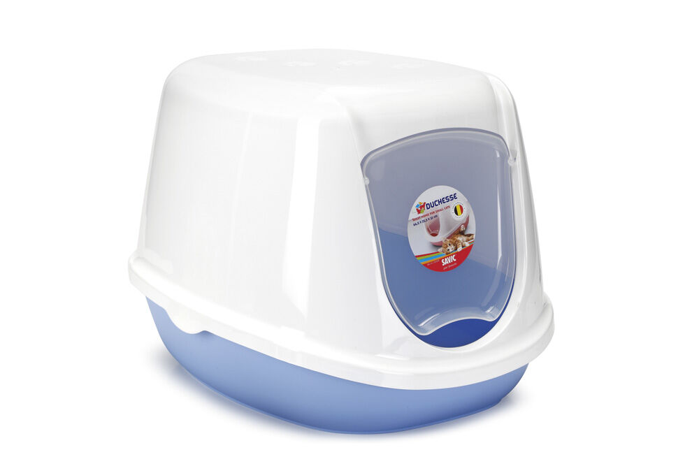 SAVIC Duchesse Kittenbak - Kattenbak - Blauw - 32x44x44 cm