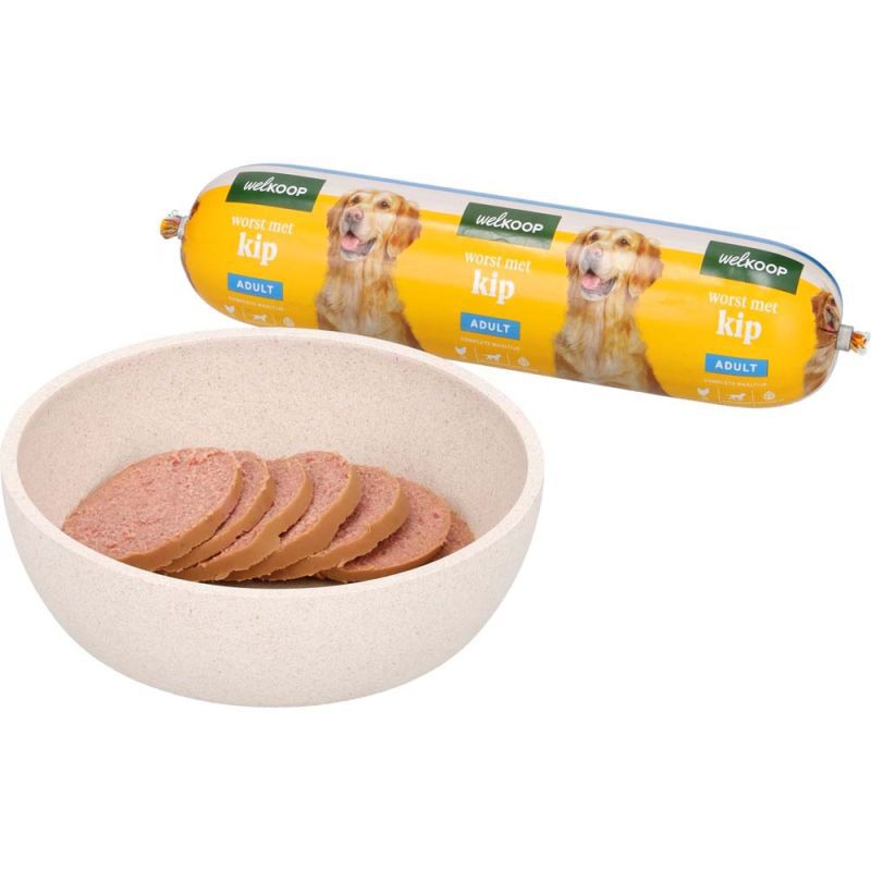 Welkoop Worst - Hondenvoer - 750 Gram - kip