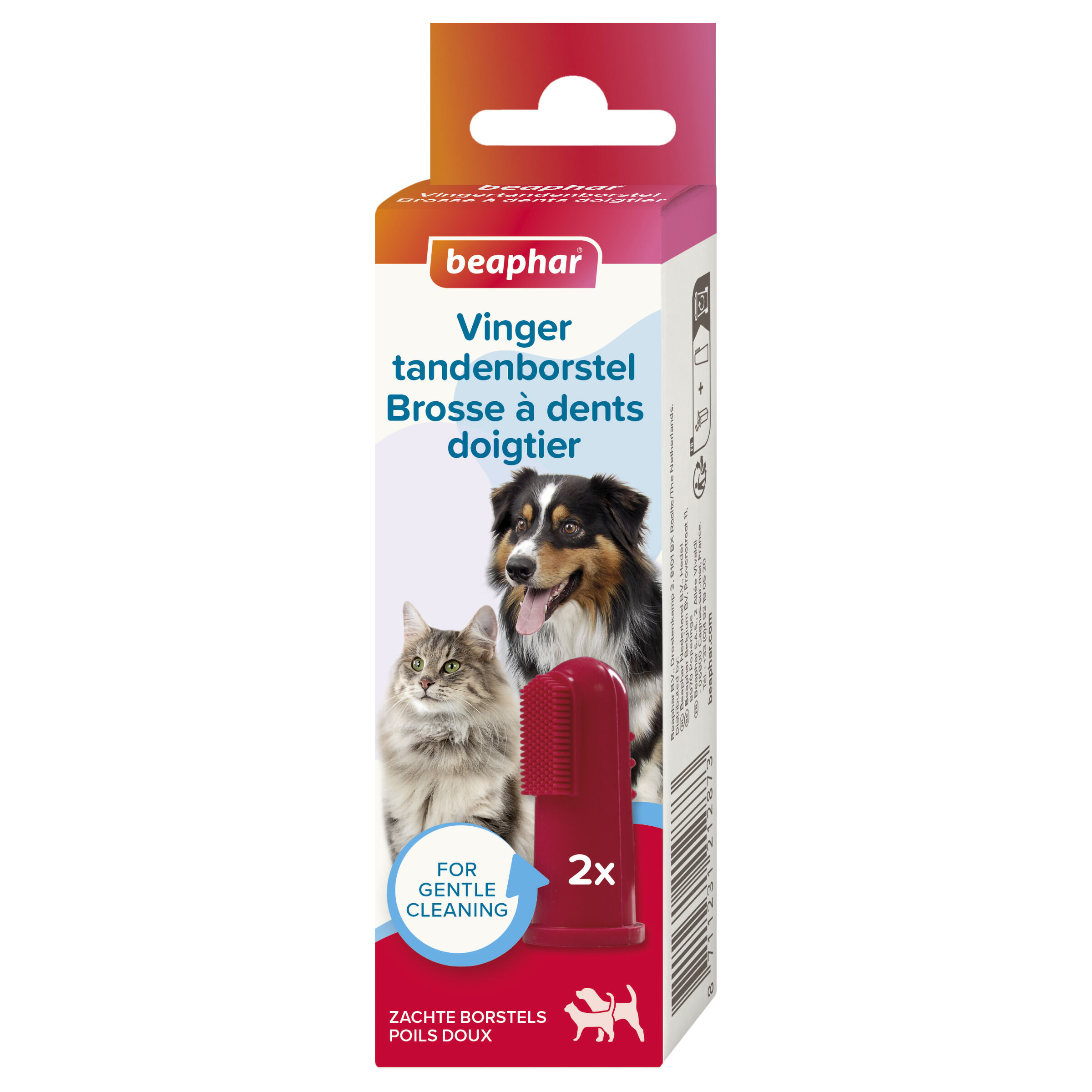 Beaphar Vingertandenborstel - Hond en Kat