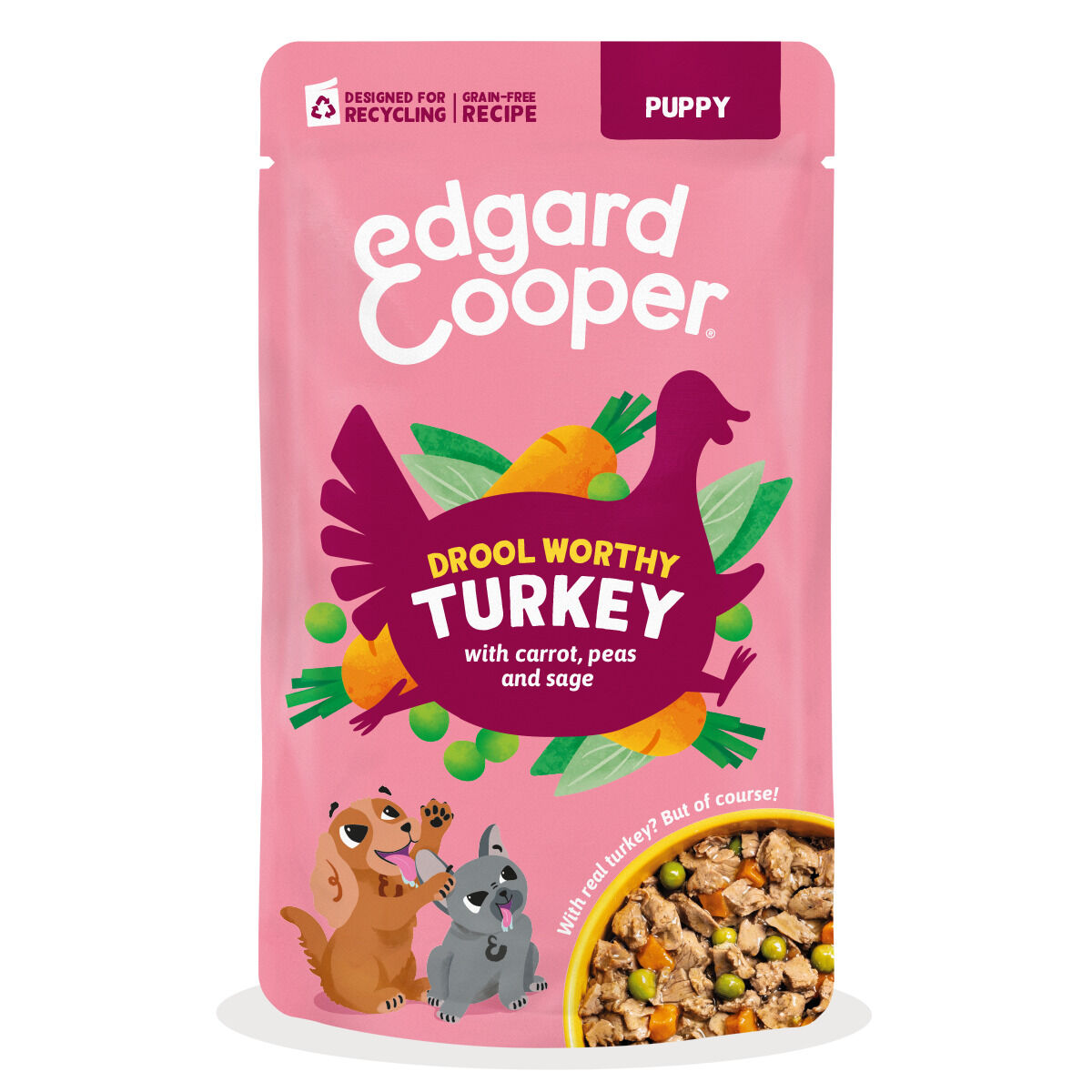 Edgard & Cooper Pup Pouch - Hondenvoer Edgard & Cooper Pup Pouch - Hondenvoer