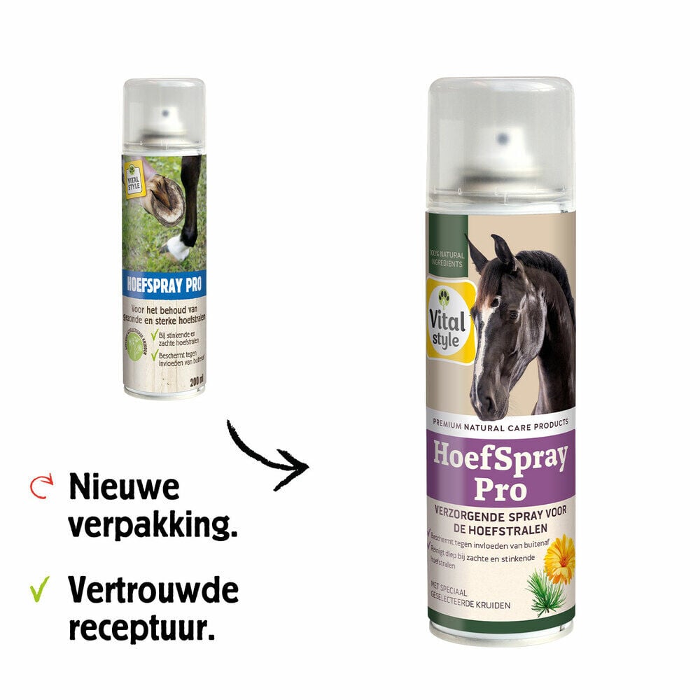 Vitalstyle Hoefspray Pro - Hoefverzorging Paard - 200 Milliliter