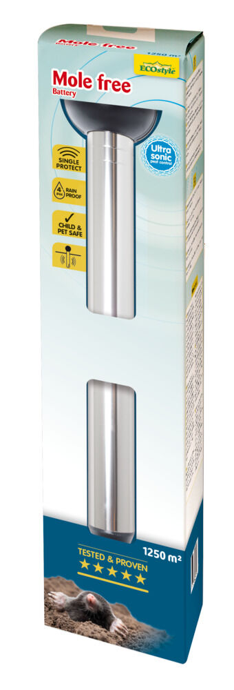 ECOstyle Mole free 1250 m² - Tegen mollen - 1250 m2 ECOstyle Mole free 1250 m² - Tegen mollen - 1250 m2