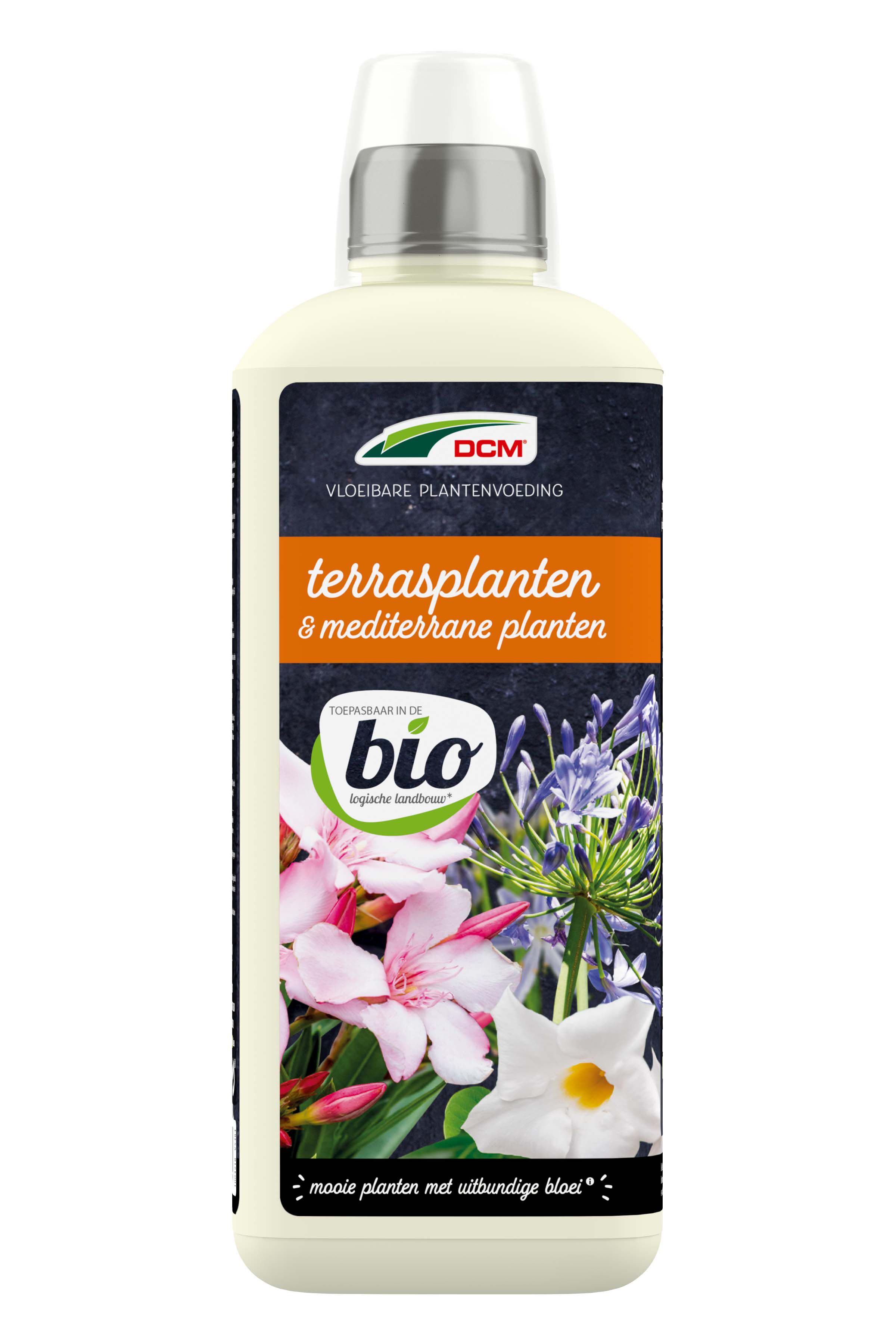 DCM Vloeibare Meststof Terrasplanten & Mediterrane Planten - Siertuinmeststof - 800 Milliliter