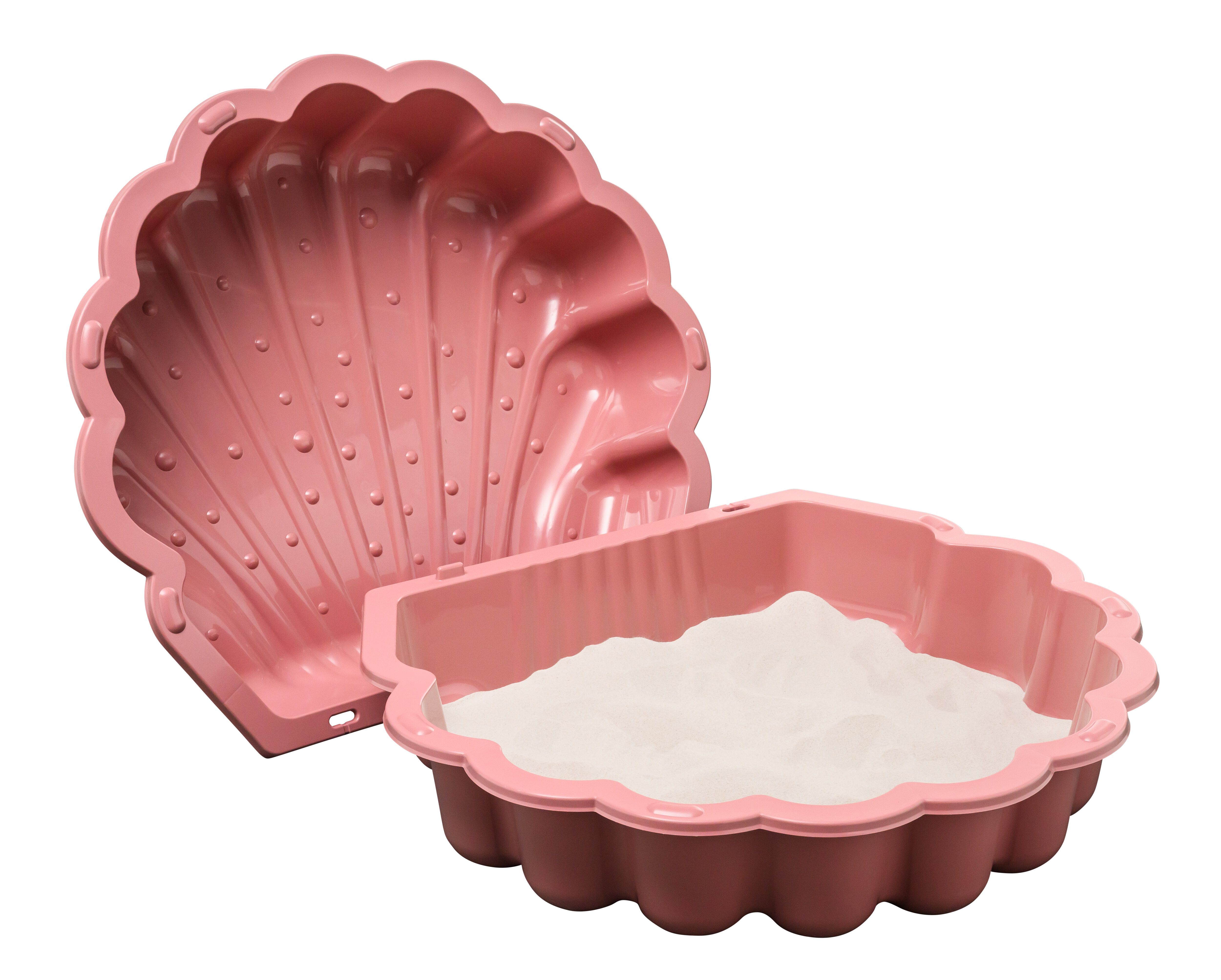 Swing King Schelp - Zandbak - 2.2 Kilogram - Licht roze - Kunststof