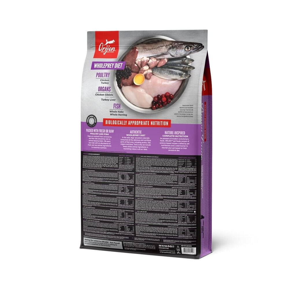 Orijen Puppy Large Breed Whole Prey - Hondenvoer - 11.4 Kilogram - kip