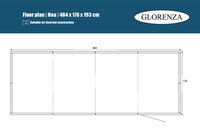 Glorenza Noa - Kattenren - Antraciet - 193x176x484 cm