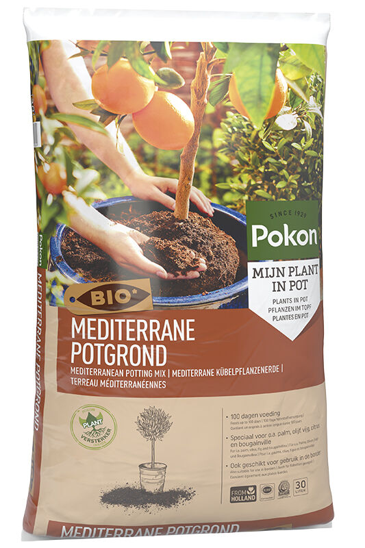 Pokon Bio Mediterrane Potgrond - 30 Liter