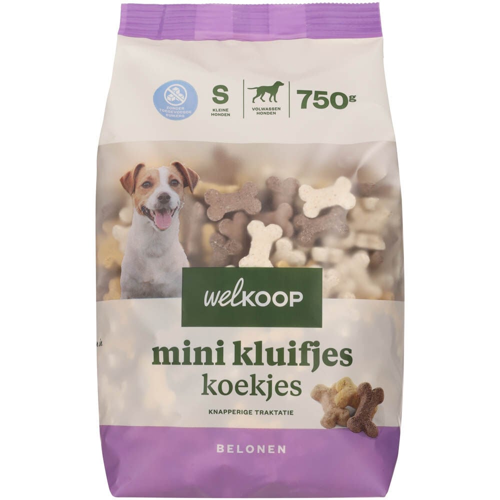 Welkoop Mini Kluifjes - Kleine honden - Hondenkoekjes - 750 Gram - S Welkoop Mini Kluifjes - Kleine honden - Hondenkoekjes - 750 Gram - S