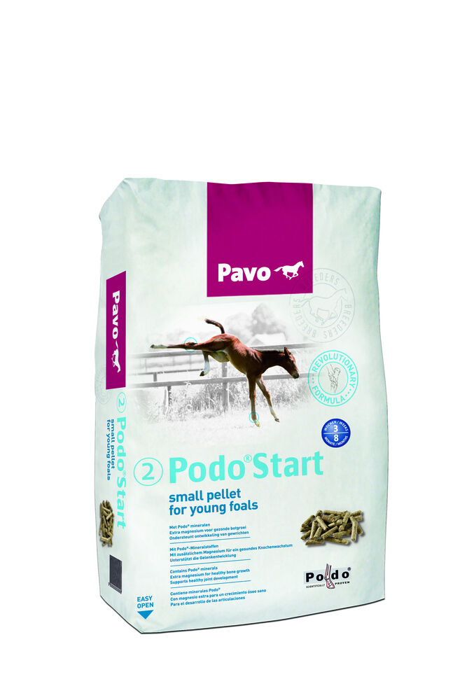 Pavo Podo Start - Fokkerij - Paardenvoer - 20 Kilogram - Zak