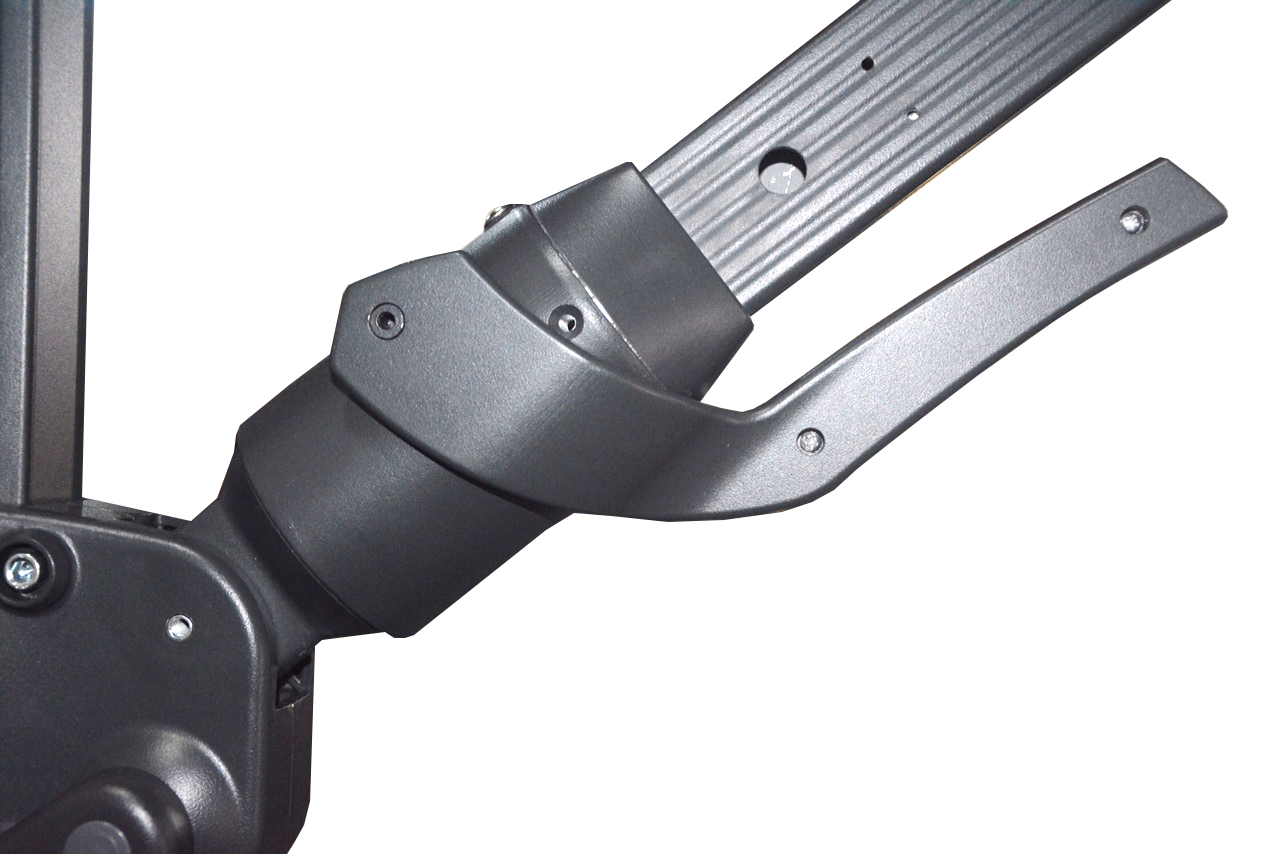 Lesli Virgoflex Kantelbaar - Zweefparasol - Grijs - 350 cm