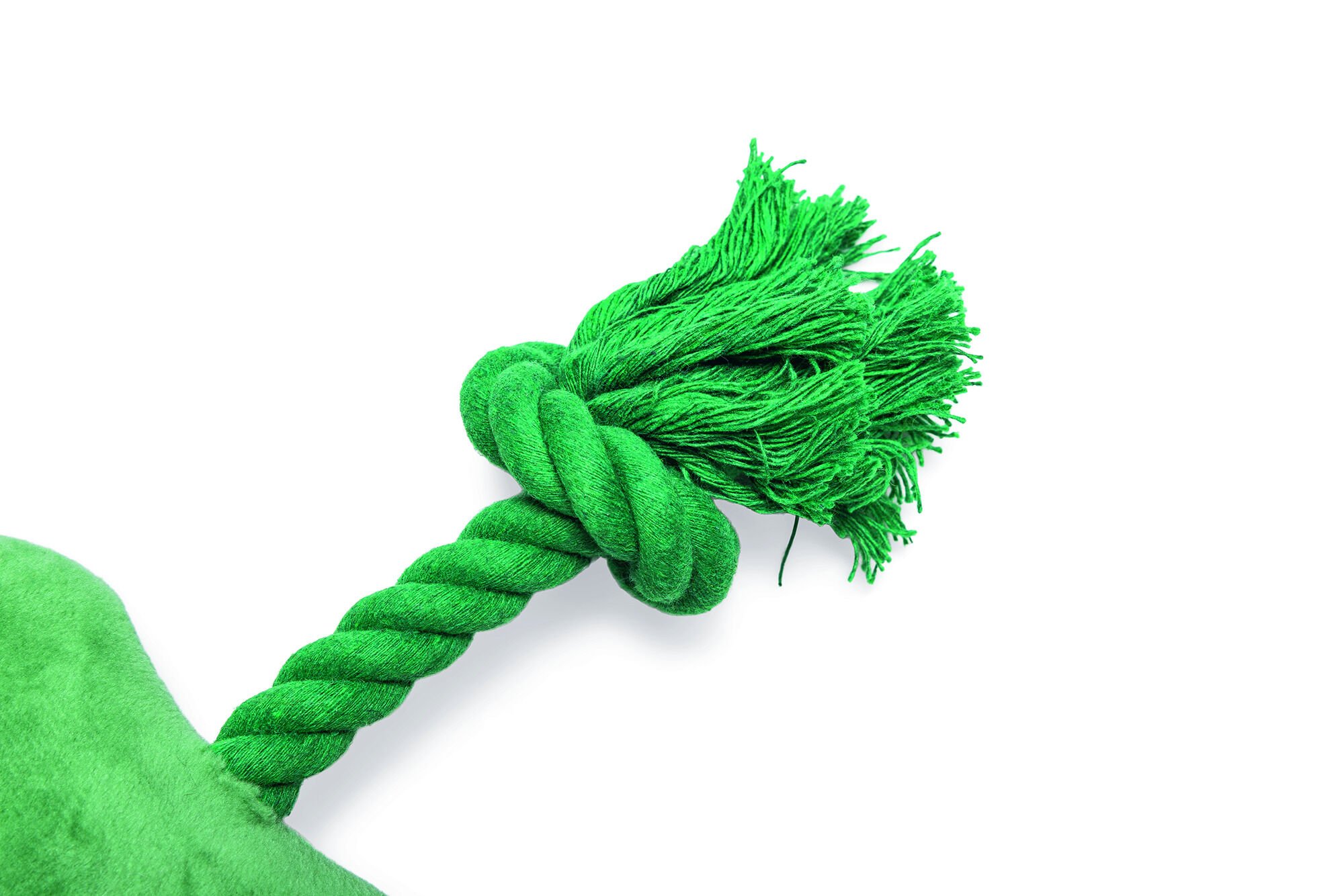 Beeztees Jungle Blad - Pluche Knuffel - Flostouw - Hondenspeelgoed