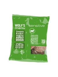 Wolf's Menu Sensitive - Hondenvoer - 800 Gram - lam