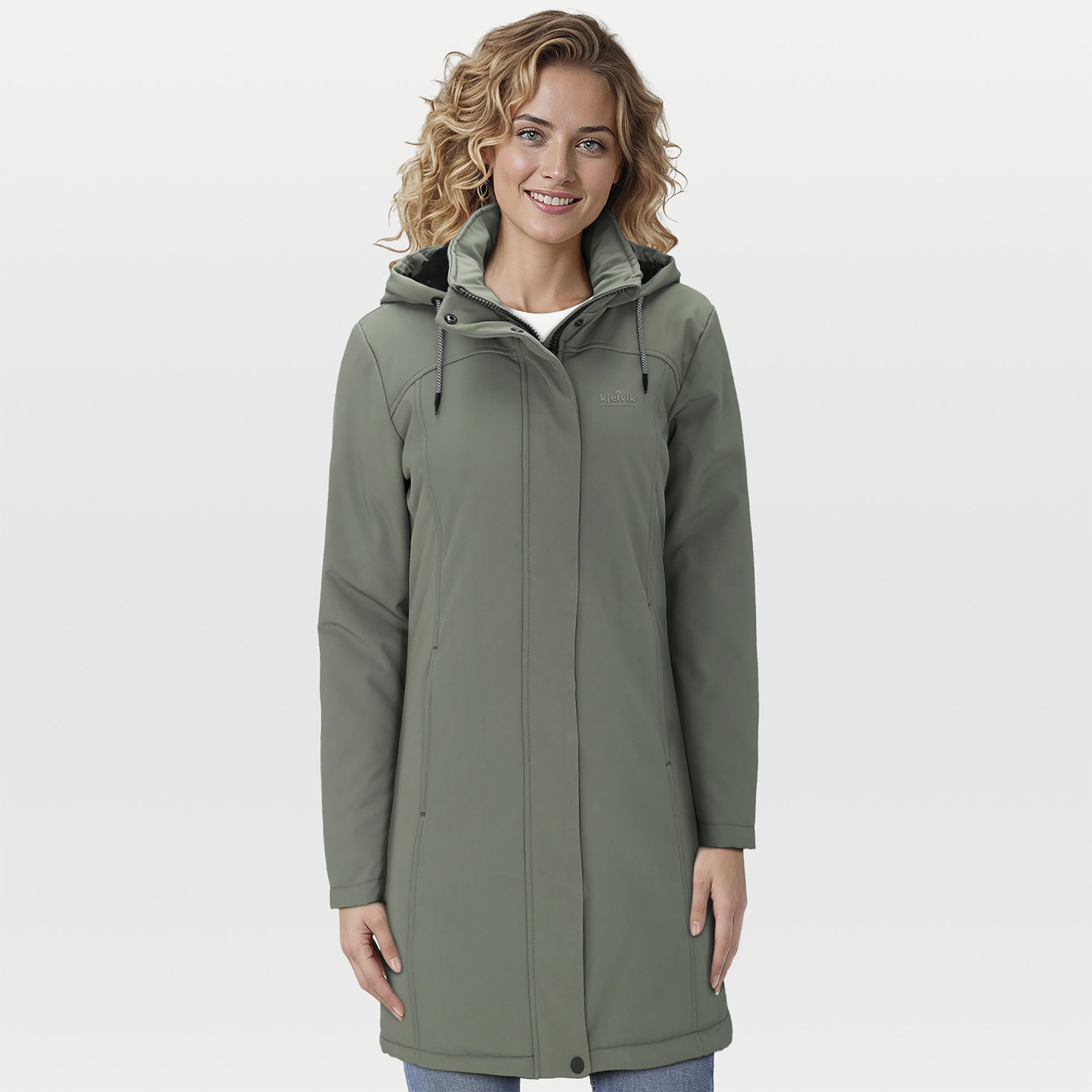 Kjelvik Siena - Softshell jas - Donkergroen - 40 Kjelvik Siena - Softshell jas - Donkergroen - 40