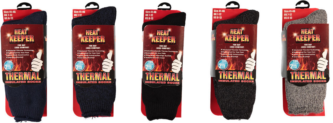 Heatkeeper Thermosokken - Zwart - 41-46