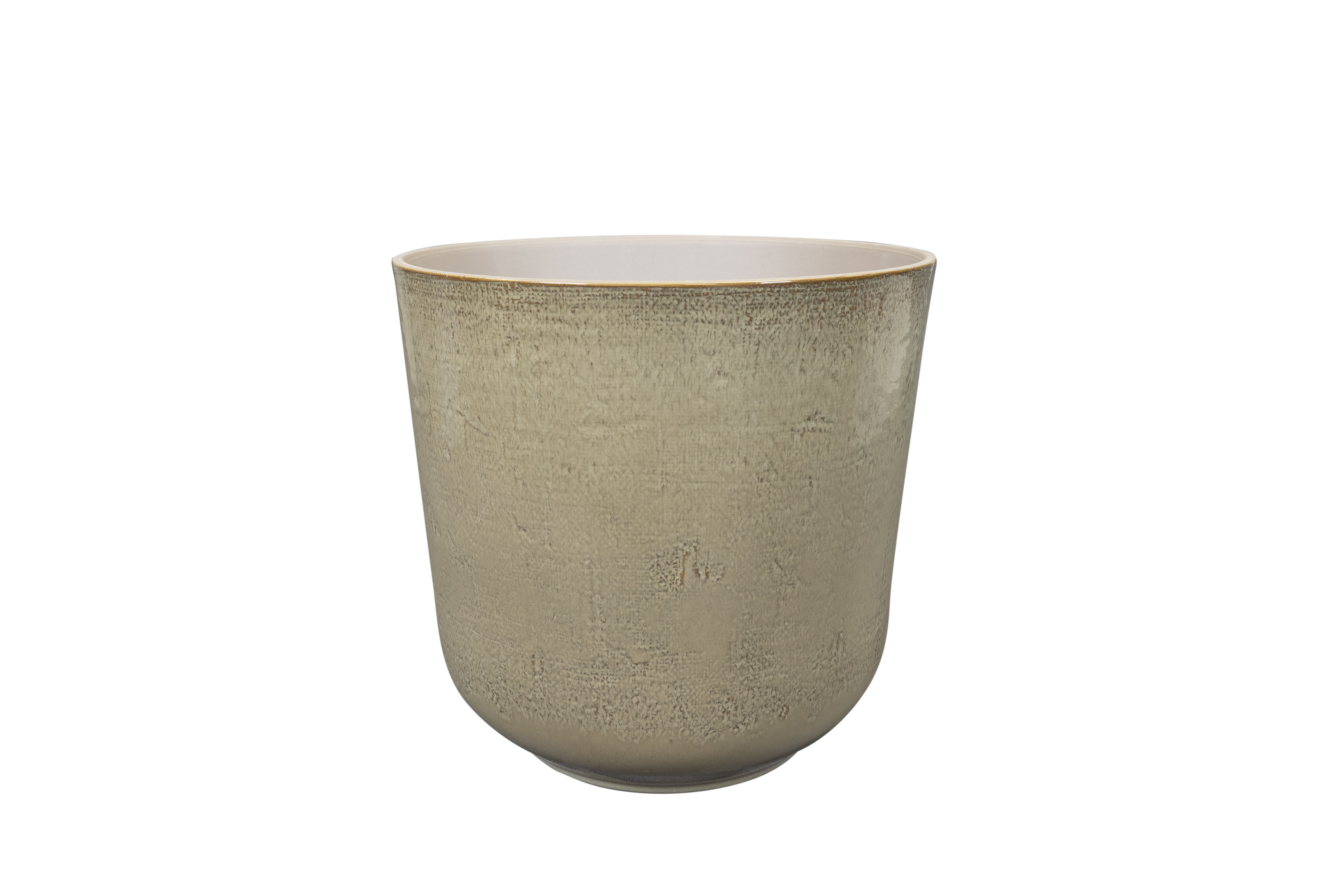 TS Nouri - Bloempot - moss green - 14 cm