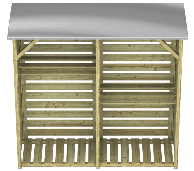 Outdoor Life Products Twin - Haardhoutberging