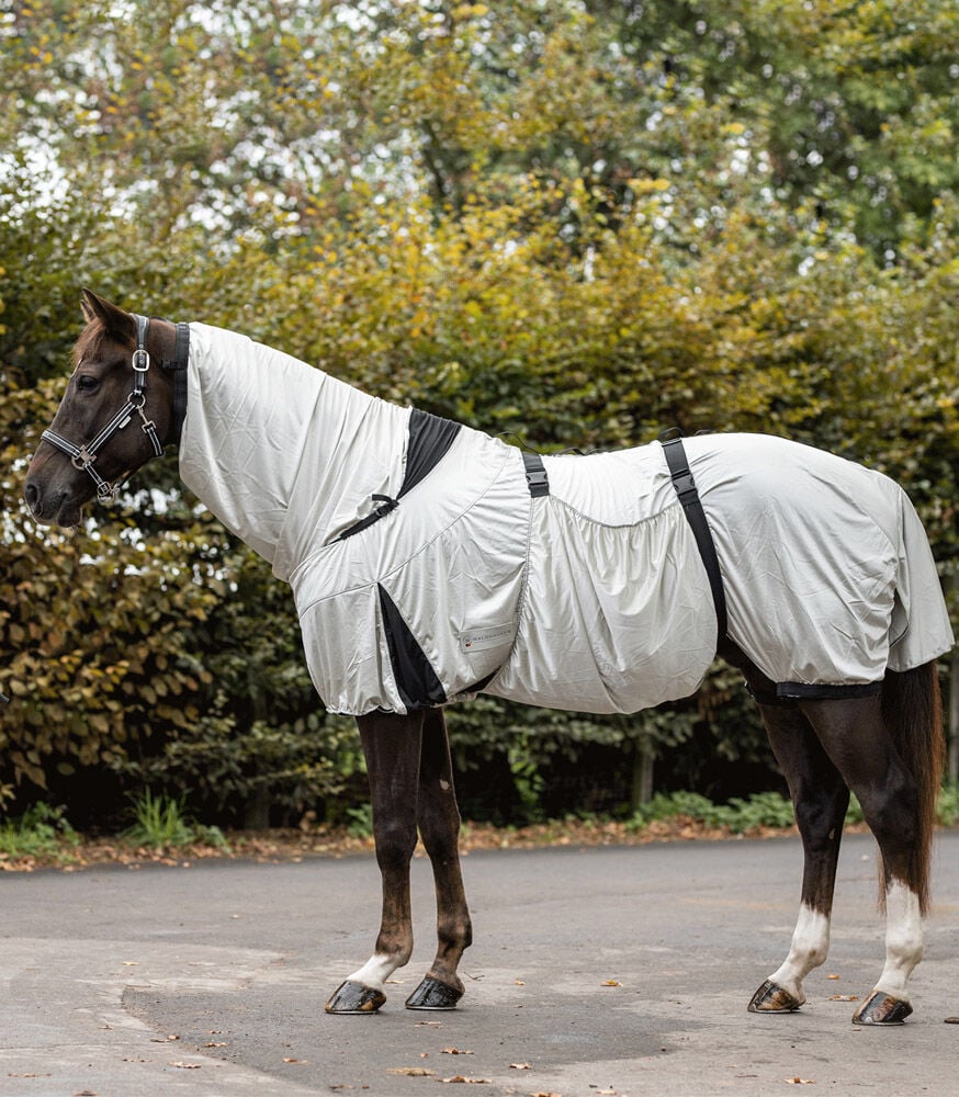 Waldhausen - Eczeemdeken - Paardendeken - Grijs - 135/185 Waldhausen - Eczeemdeken - Paardendeken - Grijs - 135/185