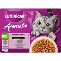 Whiskas Aromatic in saus - Kattenvoer - 12x85 gram - 1020 Gram