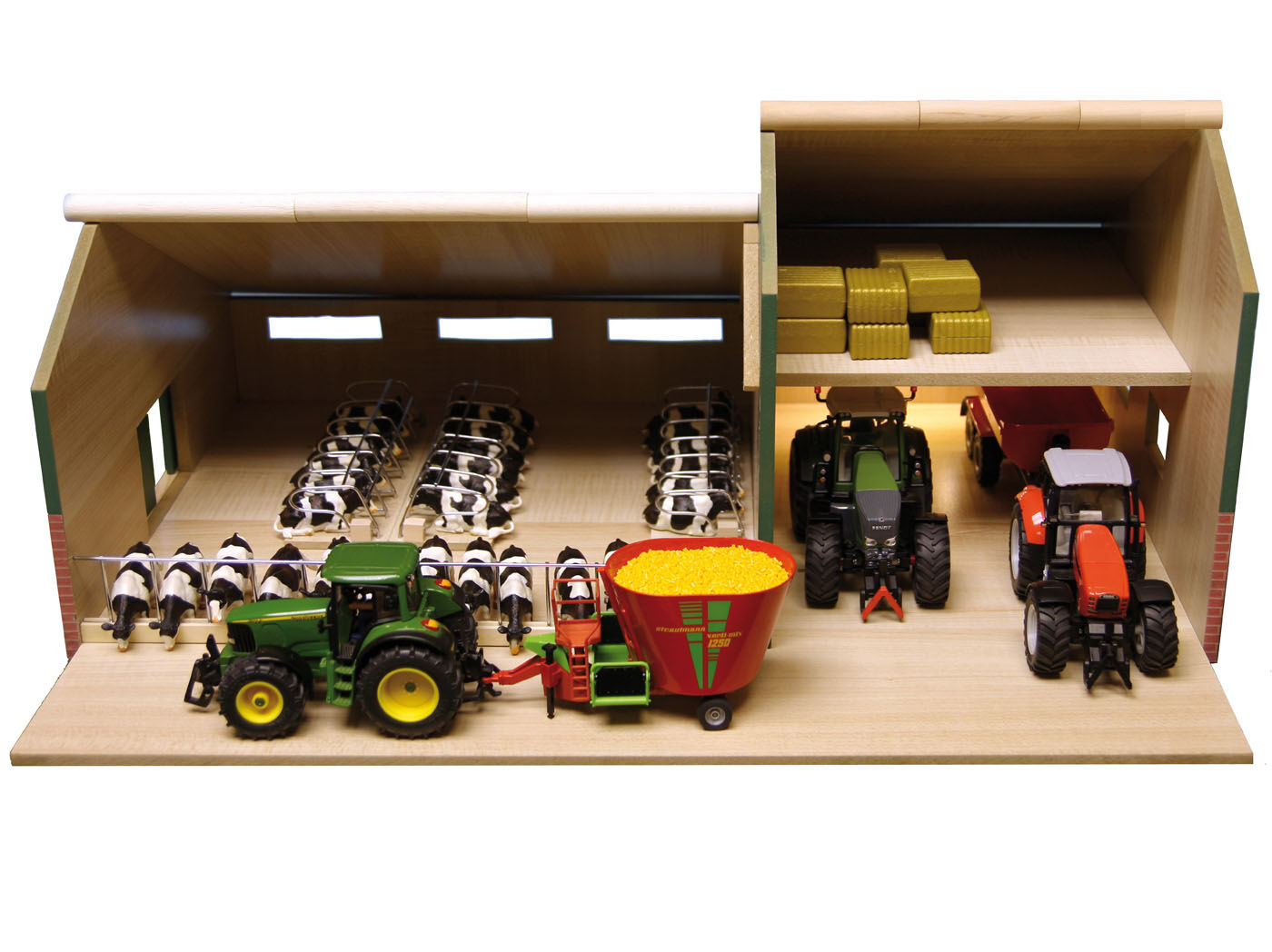 Kids Globe Stal met landbouwloods 1:32 - Accessoires
