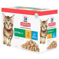Hill's Science Plan Kitten - Kattenvoer - 12x85 gram - 1020 Gram - vis, kip
