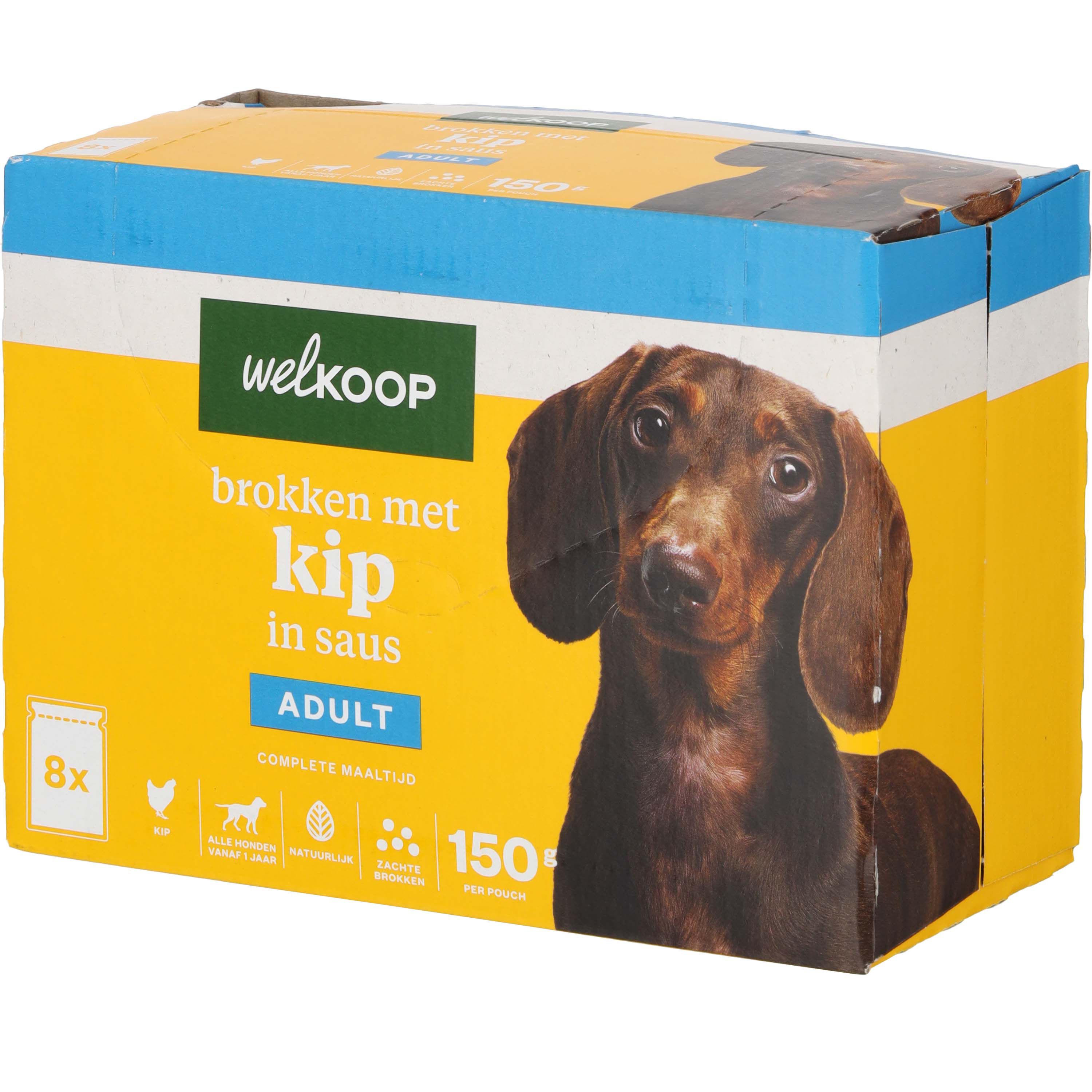 Welkoop Pouch - Hondenvoer - 8x150 gr Welkoop Pouch - Hondenvoer - 8x150 gr