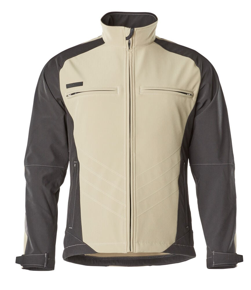 MASCOT Dresden 12002-149 - Softshell - Beige / zwart - XS