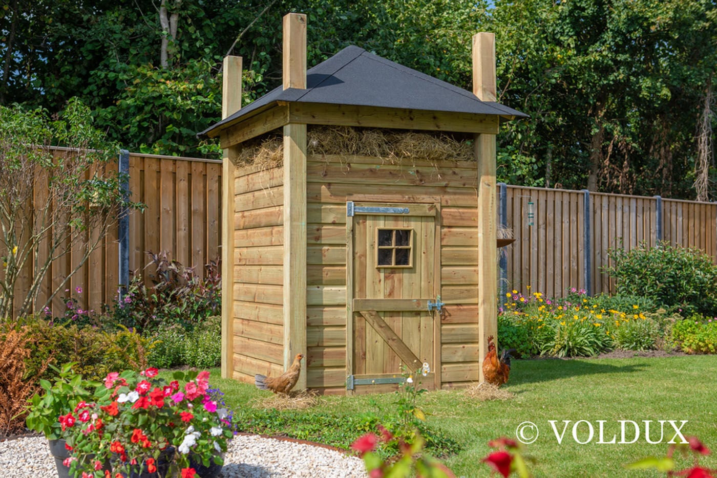 Voldux Hooiberg Loes - Kippenhok - Naturel