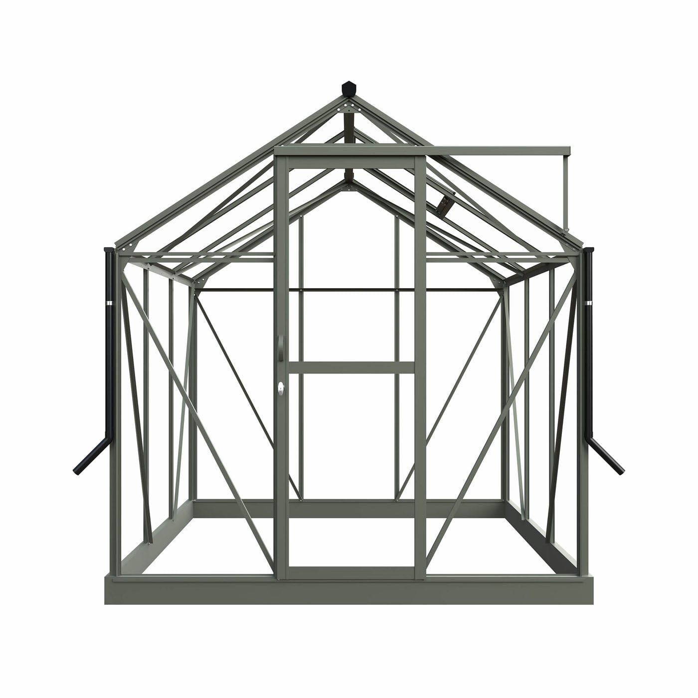 Royal Well Mary I - Tuinkas - Groengrijs - 241x212x222 cm - Veiligheidsglas