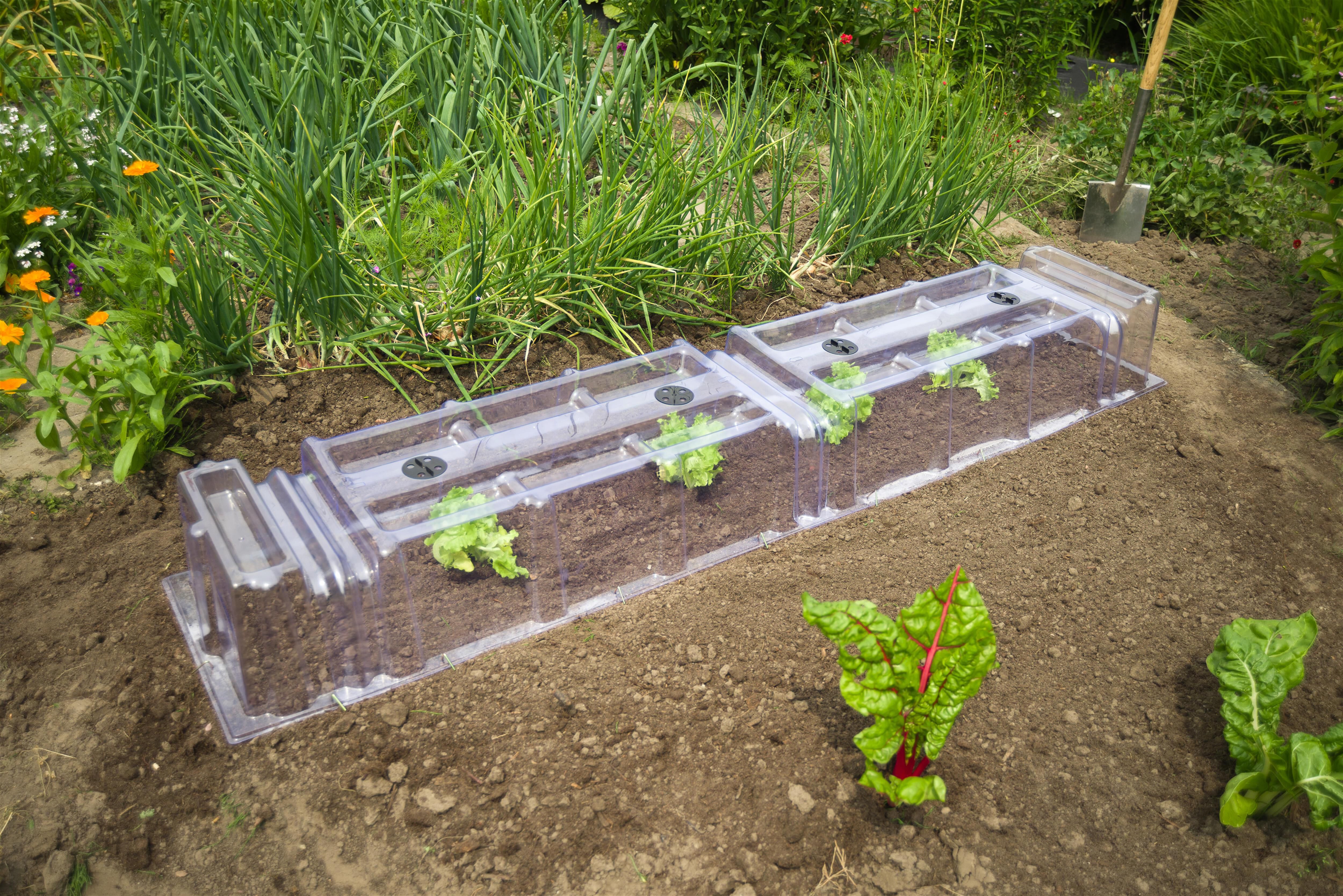 Nature Kweektunnel modulair eindstuk - Broeikas - Transparant - 22x40x21.5 cm