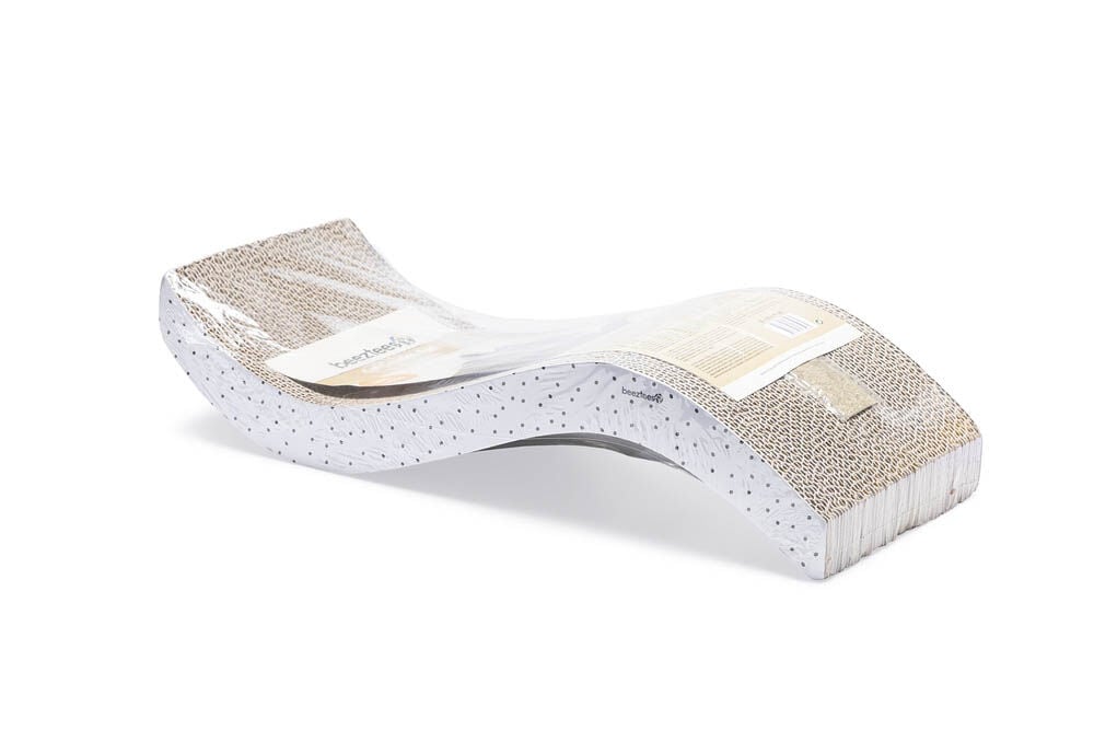 Beeztees Wiva - Krabplank - Wit Bruin - 10x52x10 cm