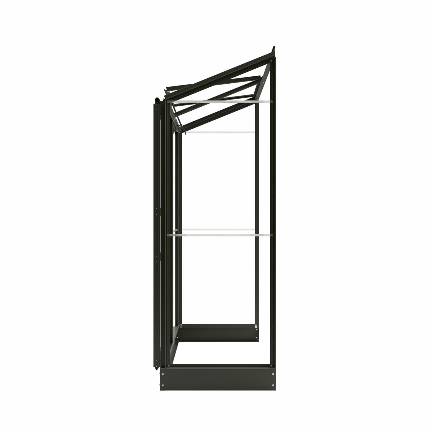 Royal Well Emma I - Muurkas - Groengrijs - 194x132x69 cm - Veiligheidsglas