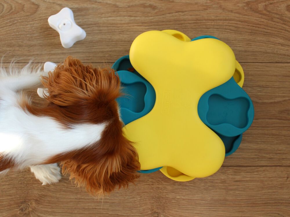 Nina Ottosson Tornado - Puzzel - Hondenspeelgoed - blauw - 8.3x27.9x19.1 cm