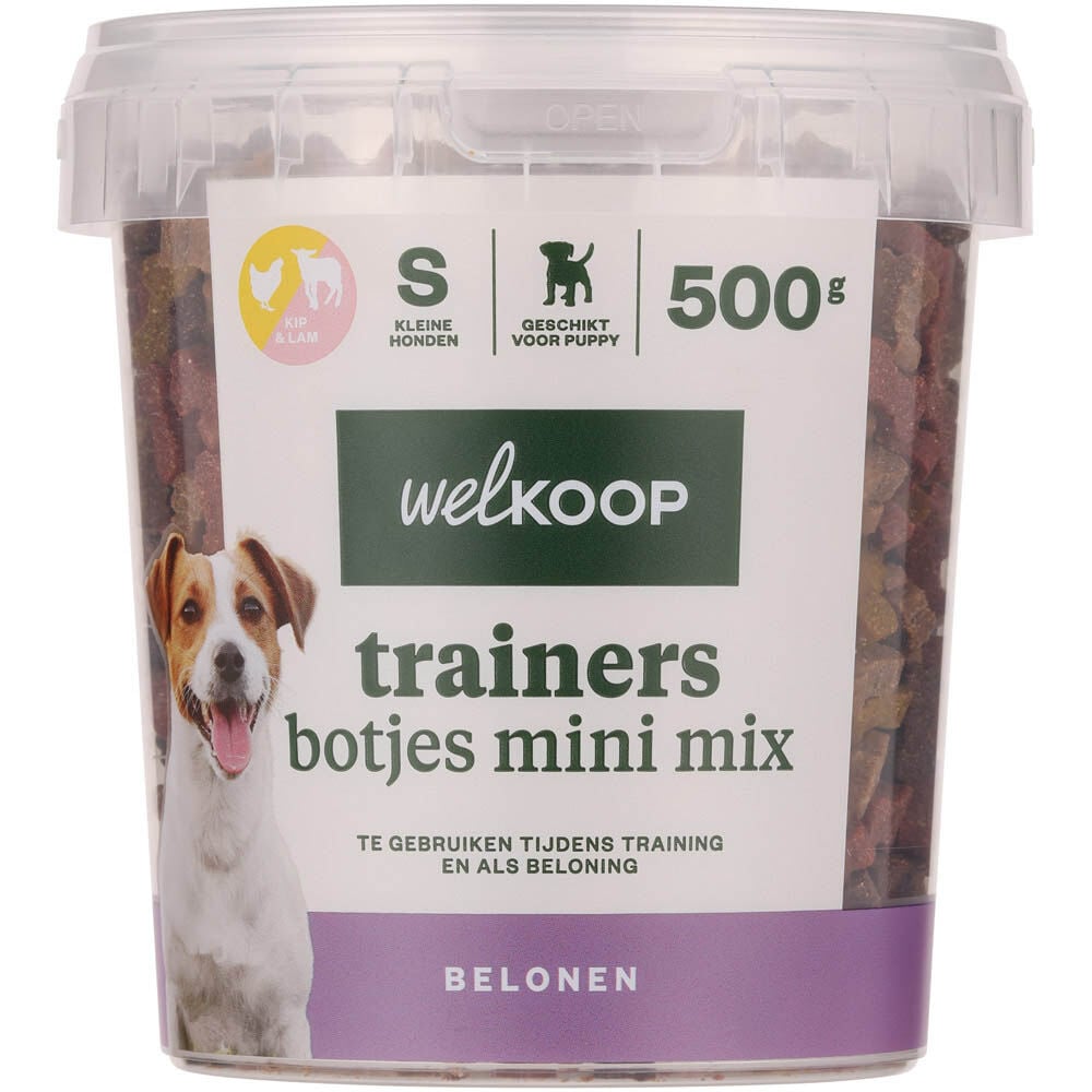Welkoop - Trainers Botjes Mini Mix - 500 Gram - lam, kip
