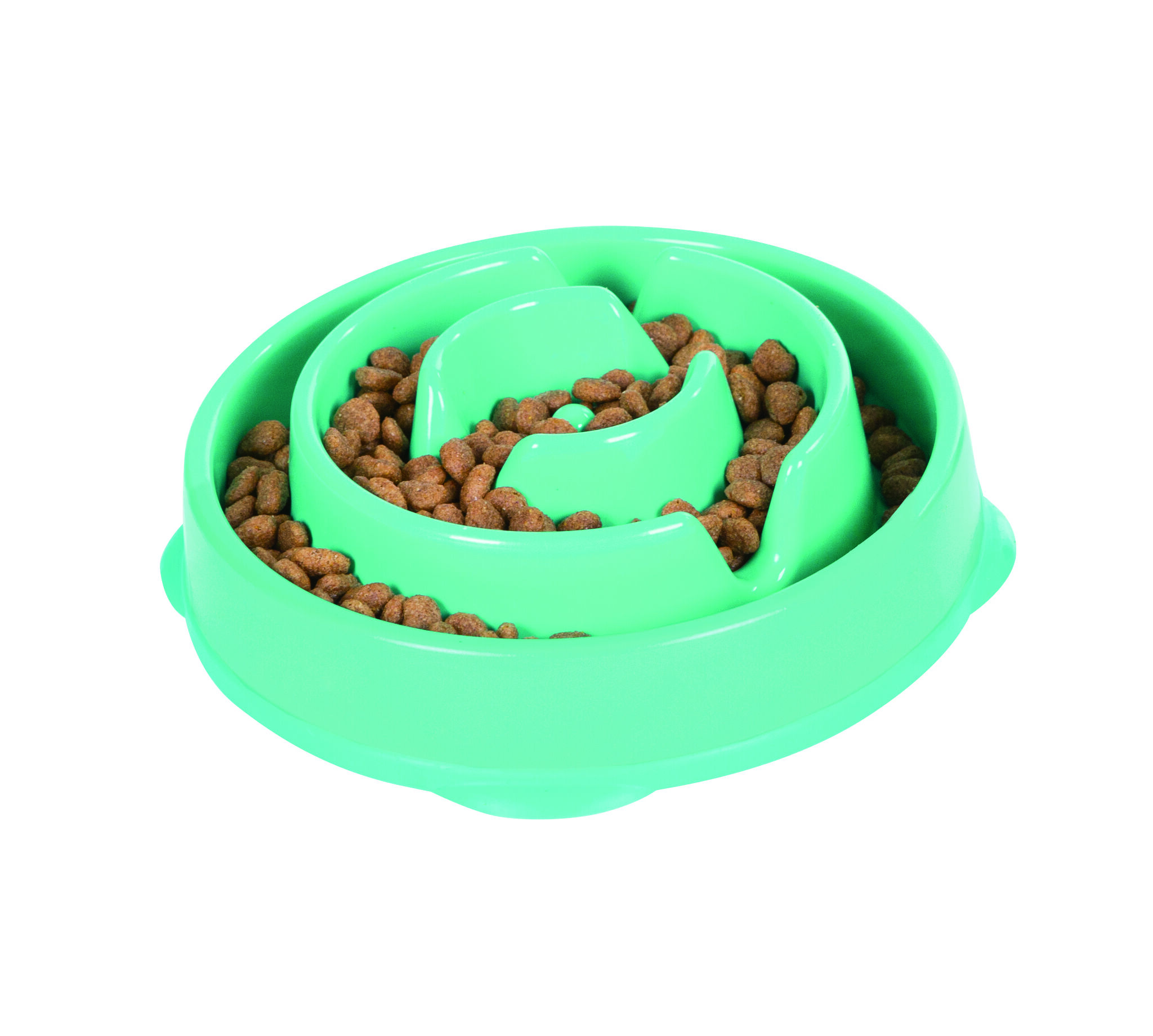 Outward Hound Anti-Schrok mini - Voerbak - Blauw - 21 cm