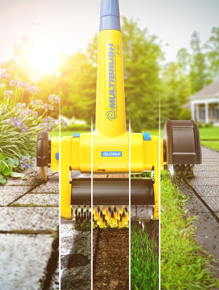 Gloria Multibrush speedcontrol PLUS - Elektrische onkruidborstel - 230 V - 16 cm - 500 W