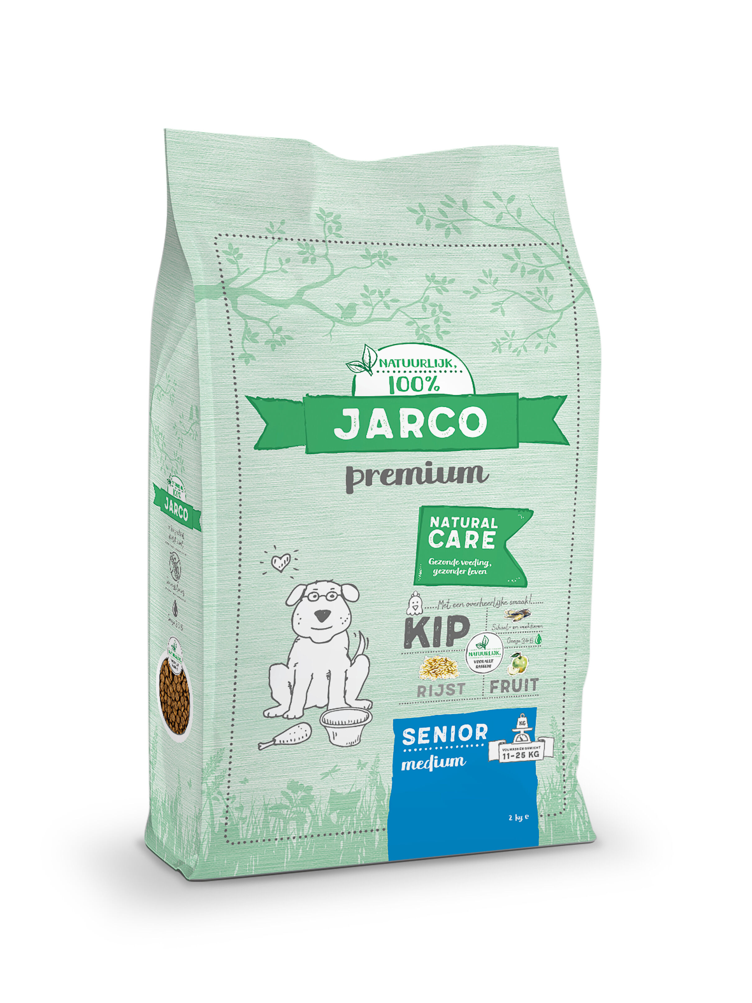 Jarco Dog Medium Senior - Hondenvoer - 2 Kilogram - kip Jarco Dog Medium Senior - Hondenvoer - 2 Kilogram - kip