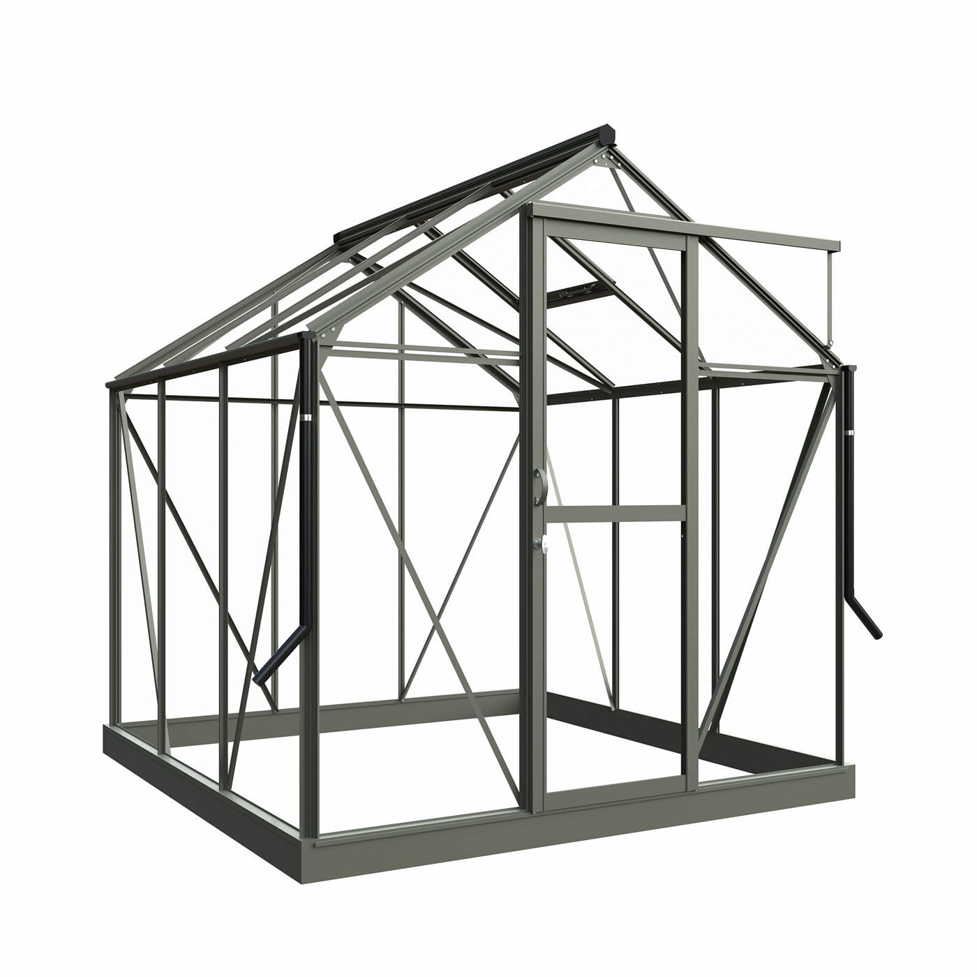 Royal Well Mary I - Tuinkas - Groengrijs - 241x212x222 cm - Veiligheidsglas