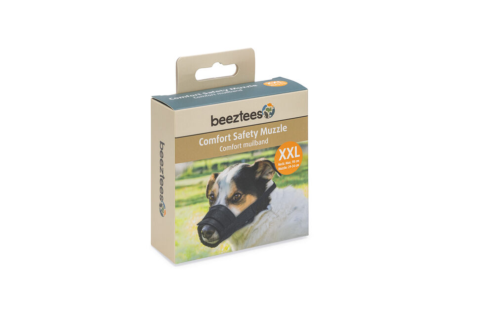 Beeztees - Muilkorf Hond - zwart - 19.5 cm Beeztees - Muilkorf Hond - zwart - 19.5 cm