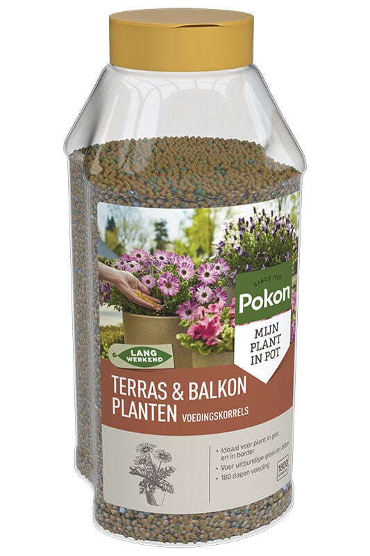 Pokon Langwerkende voedingskorrels - Siertuinmeststof - 13 m2 - 1800 Gram