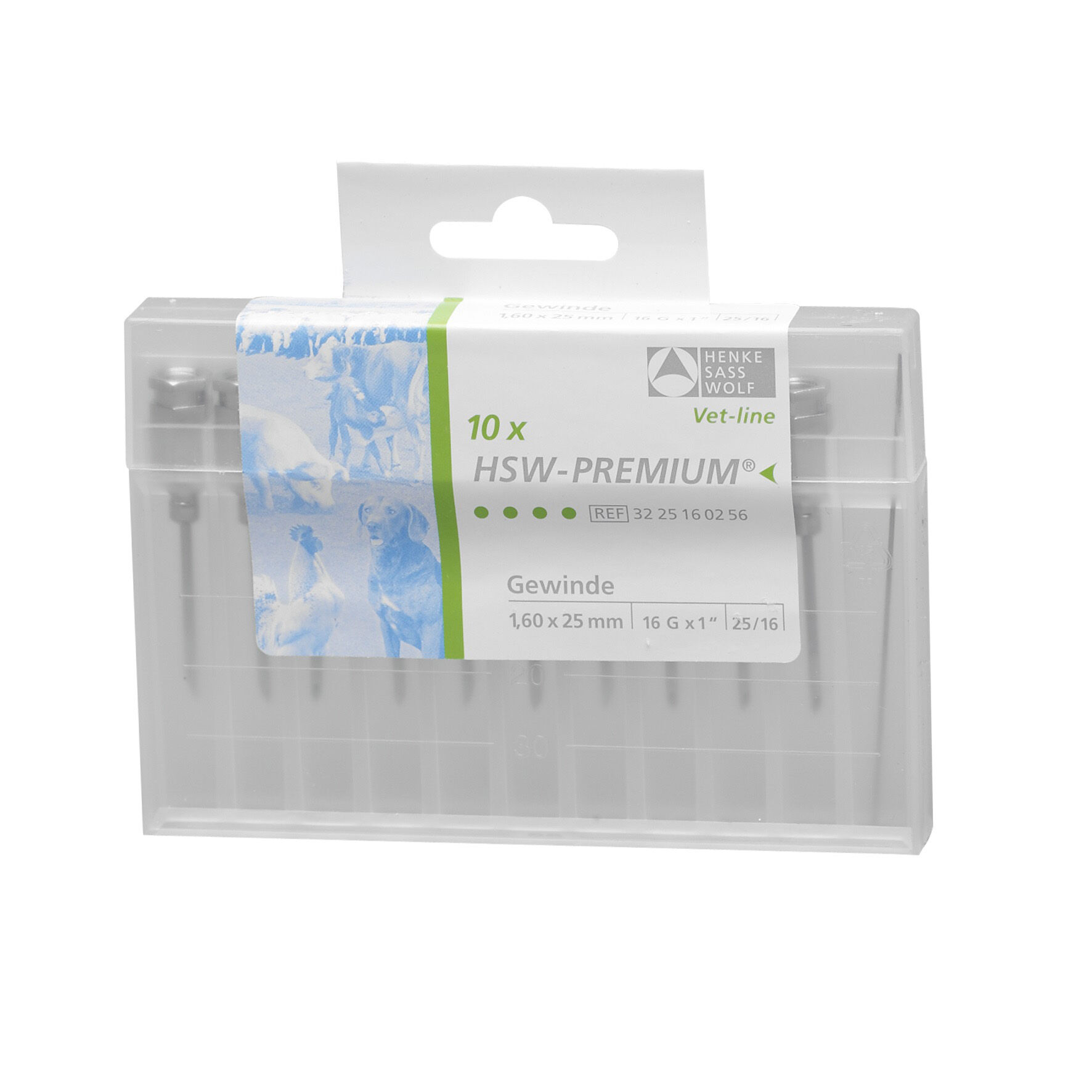 HSW 1.6x25mm - Schroefnaald