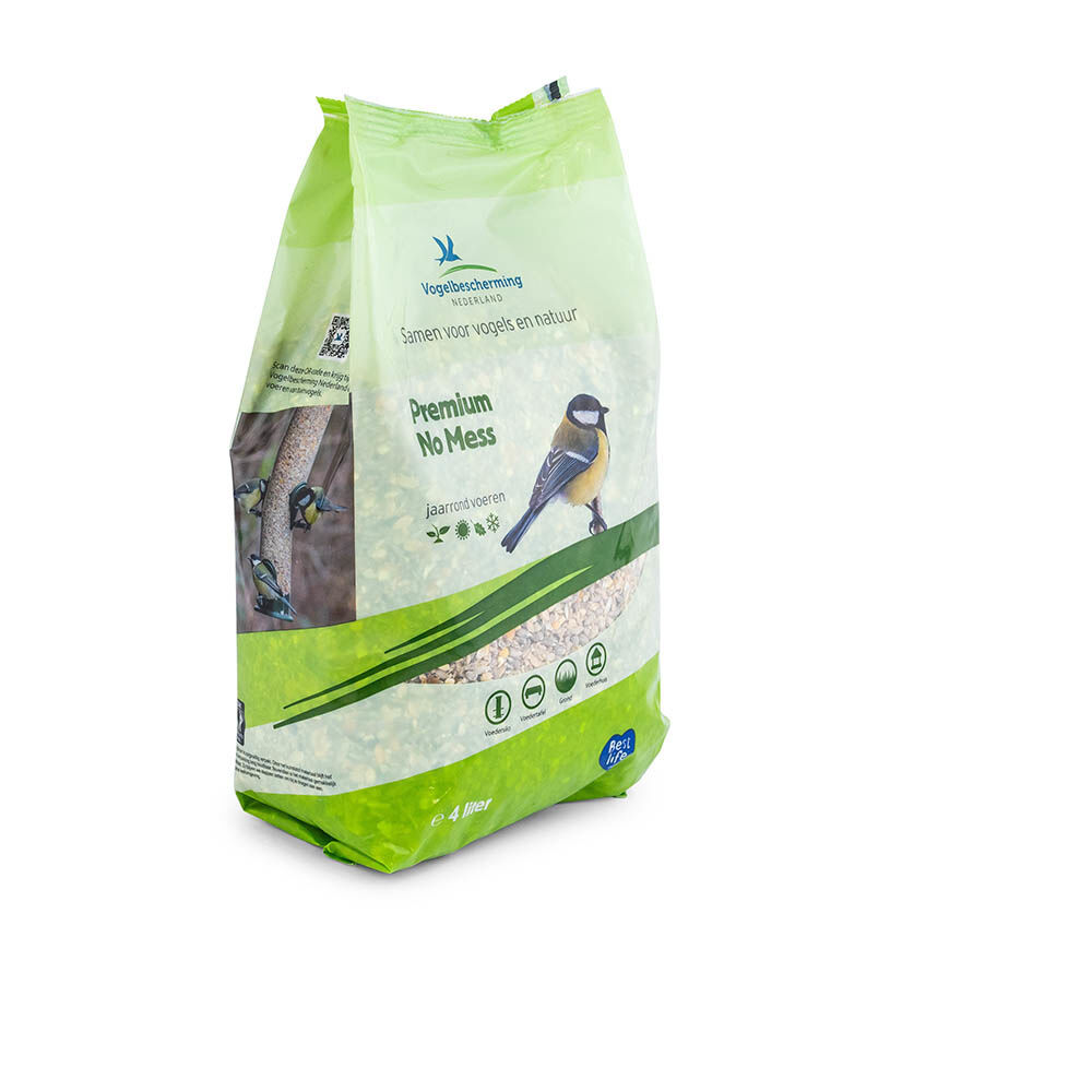 VBN Premium - No Mess - Onkruidvrij Tuinvogelvoer - 4 Liter
