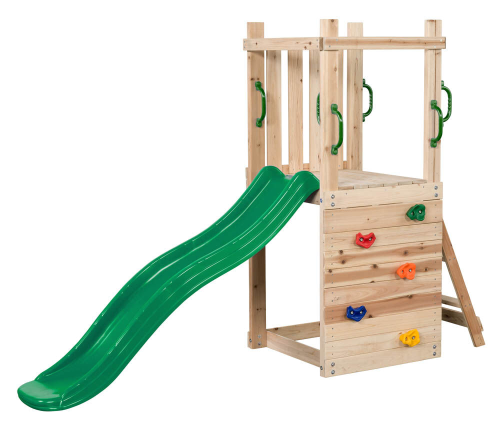 Swing King Mari - Speeltoren - 32 Kilogram - Groen - Hout Swing King Mari - Speeltoren - 32 Kilogram - Groen - Hout