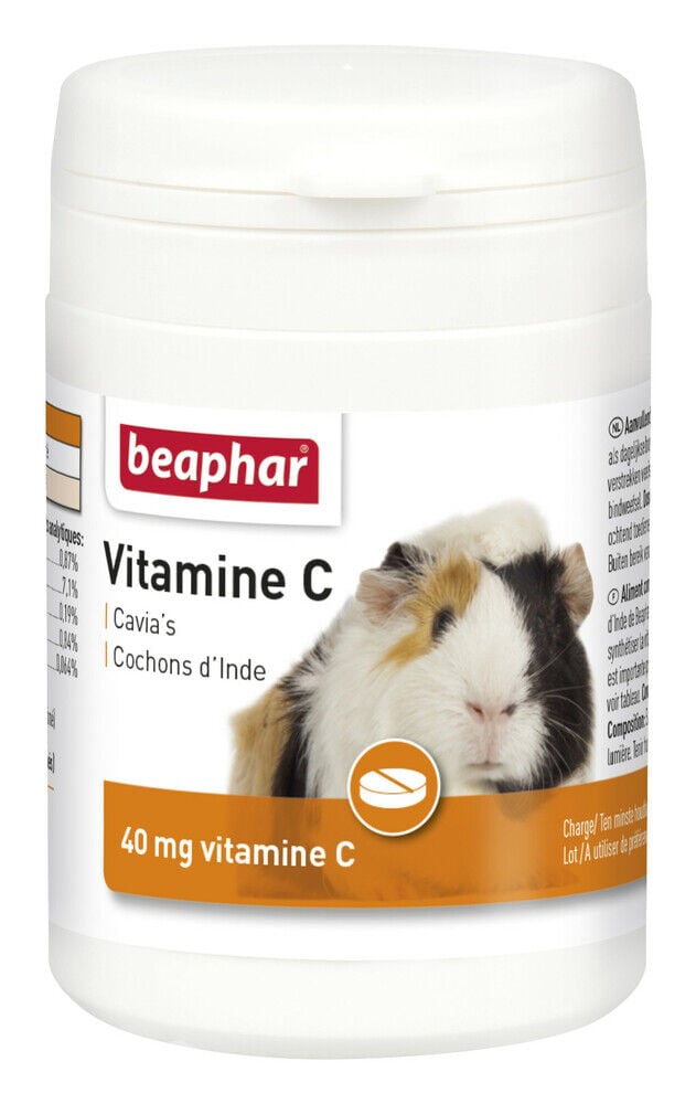 Beaphar Vitamine C tabletten - 180 Stuks - 7x4.5x4.5 cm