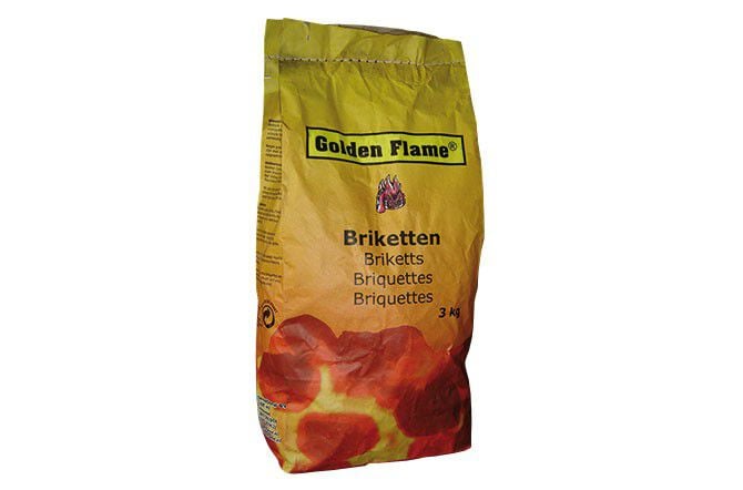 Golden Flame - Briketten - 3 Kilogram Golden Flame - Briketten - 3 Kilogram
