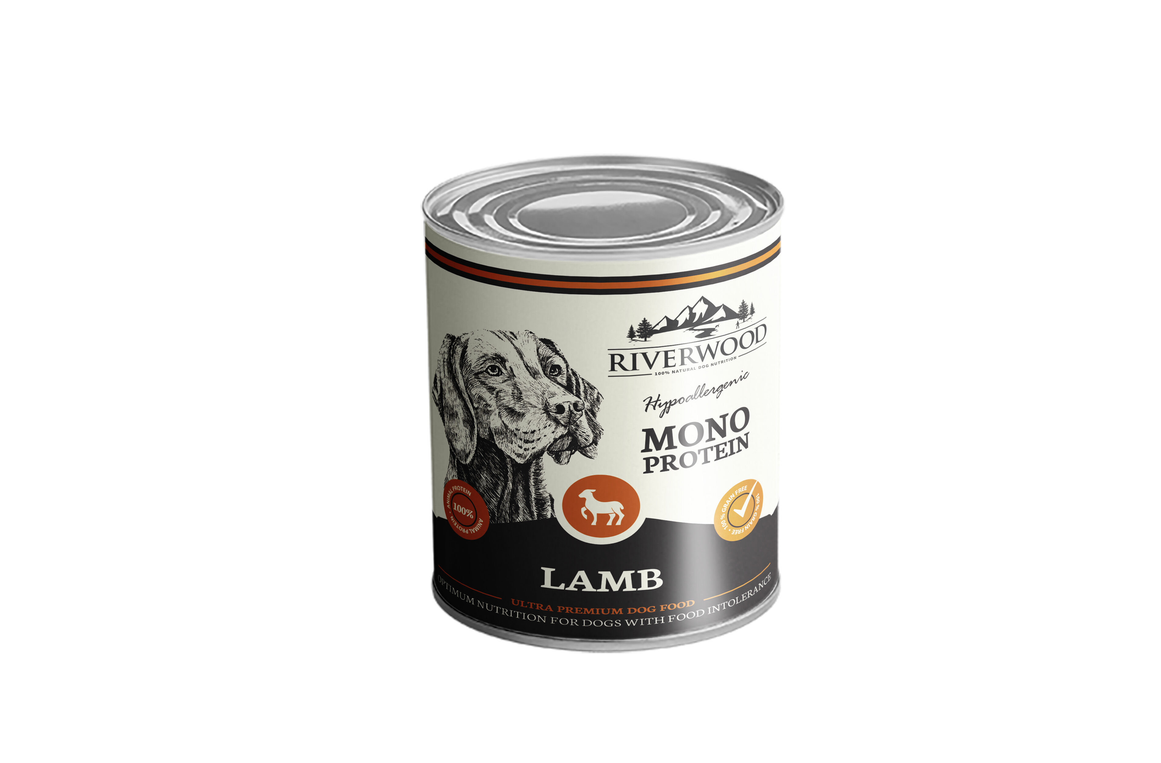 Riverwood Mono Proteïne - Hondenvoer - 400 Gram - lam Riverwood Mono Proteïne - Hondenvoer - 400 Gram - lam