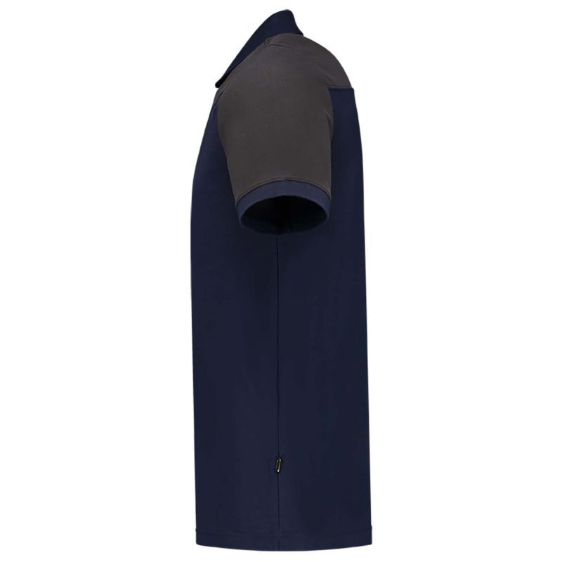 Tricorp Bicolor Naden  - Poloshirt - Blauw Donkergrijs - 7XL
