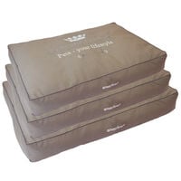 Happy-House Blokkussen Luxury Living - Hondenkussen - Taupe - 15x110x75 cm - L