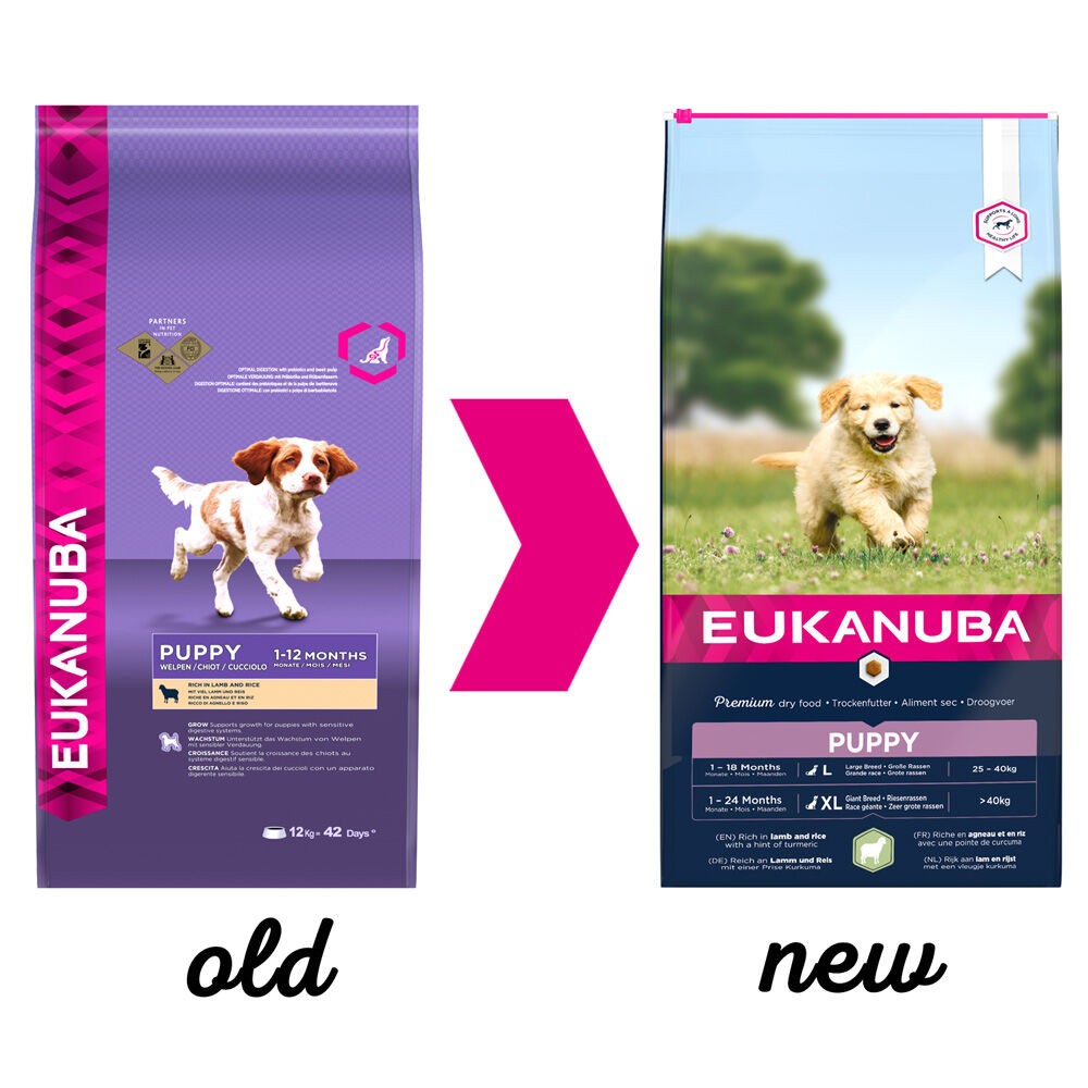 Eukanuba Puppy - Hondenvoer - 12000 Gram - lam